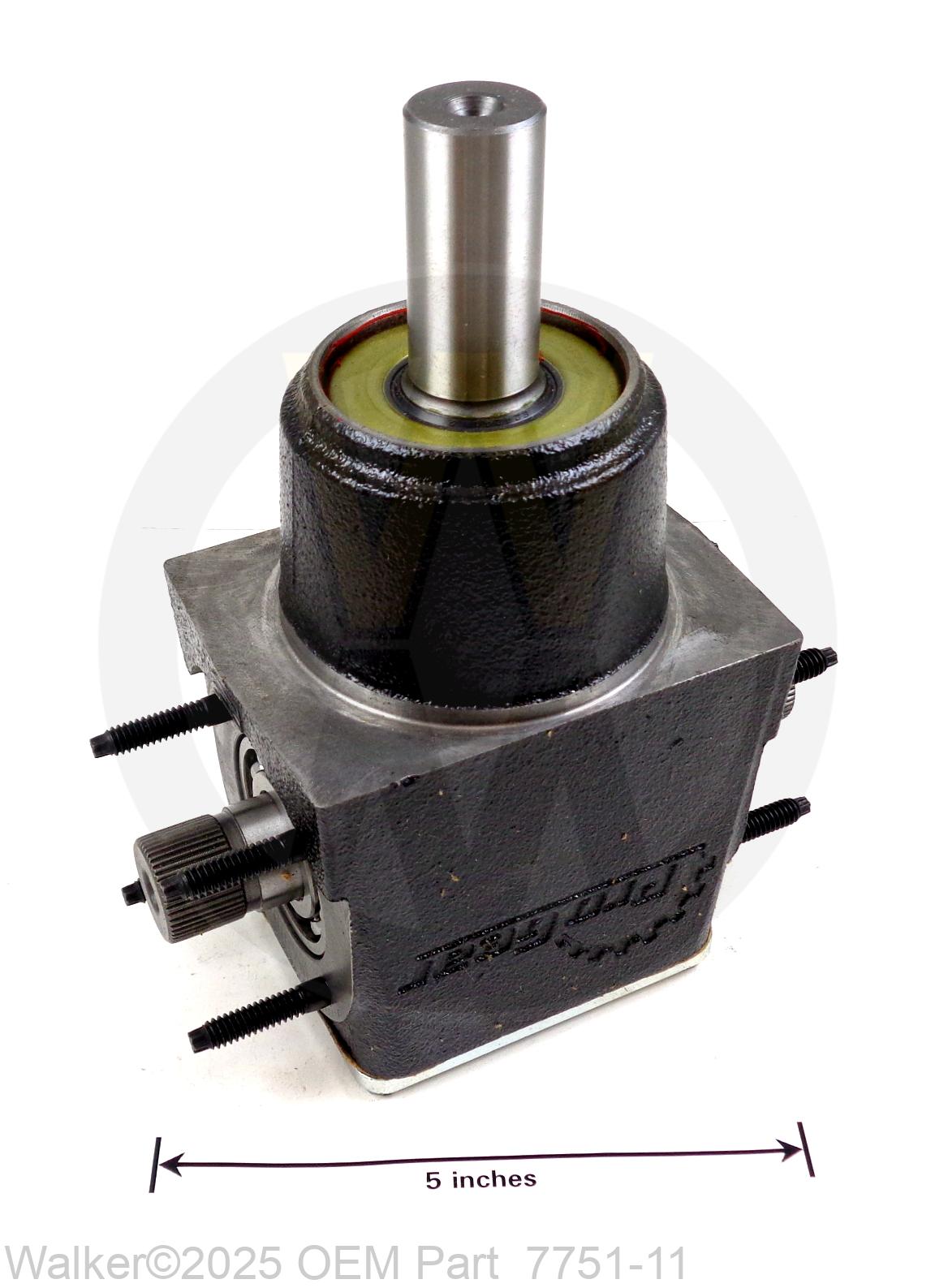 Walker - HD Tee Gearbox/Keyed 1.2:1 - 7751-11